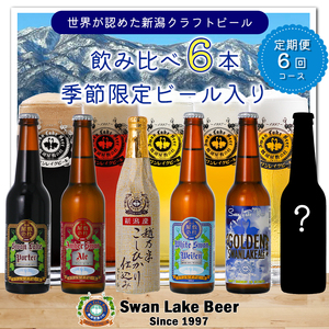 [6回定期便] スワンレイクビール 6本セット 1S07075