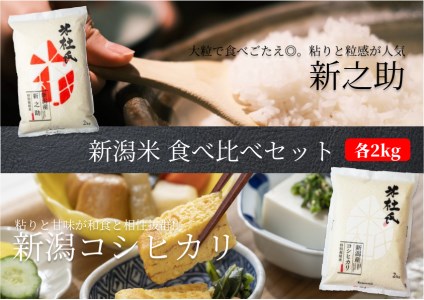 米杜氏 お米 食べ比べセット 2kg×2袋 1H08008