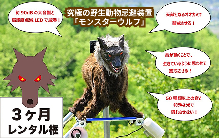 株式会社 太田精器 モンスターウルフ 3カ月レンタル権