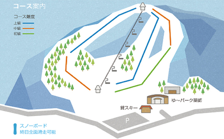 薬師スキー場 半日貸切利用