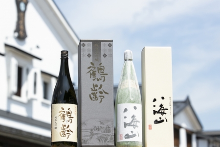 越後の名酒「鶴齢」「八海山」純米大吟醸飲み比べセット(各1800ml)