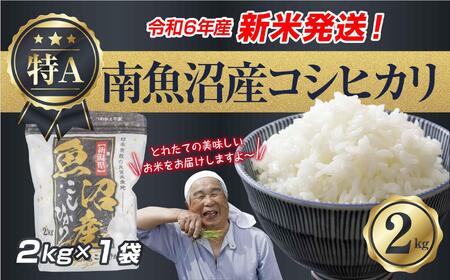 [新米発送] 令和6年産 新潟県 南魚沼産 コシヒカリ お米 2kg 精米済み(お米の美味しい炊き方ガイド付き) お米 こめ 白米 新米 こしひかり 食品 人気 おすすめ 送料無料 魚沼 南魚沼 南魚沼市 新潟県 精米 産直 産地直送 お取り寄せ