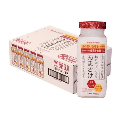 八海山 麹だけでつくったあまさけ 118g 1ケース（40本入）【八海山 麹 こうじ 米麹 甘酒 あま酒 あまさけ ノンアル セット すっきり 味わい ホット 飲み切り】