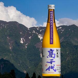 [新潟県限定酒]高千代 純米酒 火入れ 紫 Pasteurized sake 720ml
