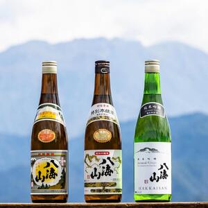 「八海山」3種詰合せCセット720ml(清酒、特別本醸造、純米吟醸55%)