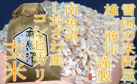 ●玄米● [定期便2Kg×3ヶ月]生産者限定 南魚沼しおざわ産コシヒカリ