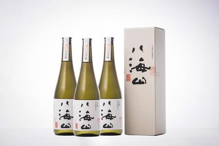 越後の名酒「八海山」 大吟醸 八海山 浩和蔵仕込【四合瓶720ml】×3本