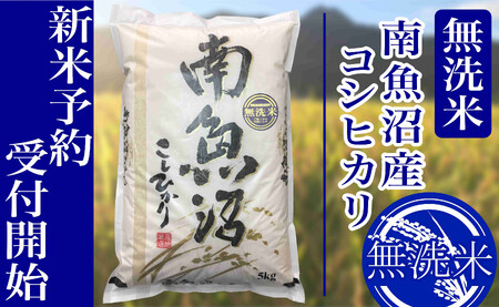 【新米予約・令和7年産】定期便12ヶ月：無洗米5kg南魚沼産コシヒカリ【2025年10月上旬より順次発送予定】