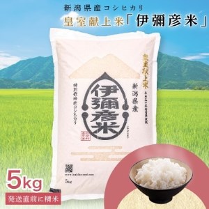 令和6年産　皇室献上米「伊彌彦米」(2018年皇室献上米)5kg【1085872】