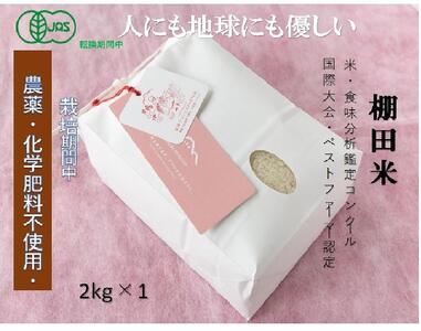 [2025年産新米]魚沼産コシヒカリ 苗場プリンセス・プレミアム 有機jaS認証米 精米(2kg)×1