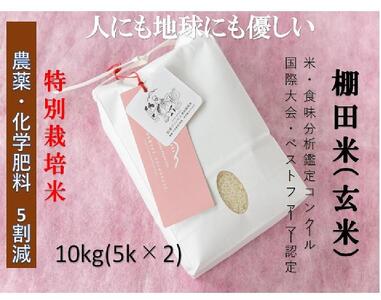 【2025年産新米】魚沼産コシヒカリ 苗場プリンセス 特別栽培米 農薬化学肥料5割減 玄米10kg（5kg×2）