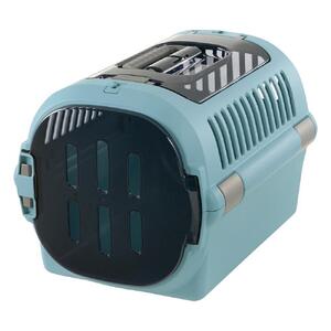 キャンピングキャリーファイン ダブルドア Ｍ【ブルー】 犬 猫 ペット