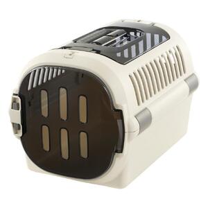 キャンピングキャリーファイン ダブルドア Ｍ【アイボリー】 犬 猫 ペット