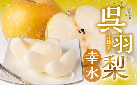 [先行予約・2026年8月25日〜9月10日に発送]呉羽梨(くれはなし)5kg箱