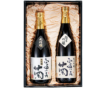 富山 大和百貨店 選定 [富美菊酒造]富美菊 大吟醸・純米吟醸セット