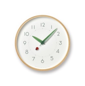 時計 壁掛け とまり木の時計 てんとう虫 SUR18-16 TENTO 壁掛け時計 掛け時計 Lemnos レムノス インテリア 民芸品 工芸品 工芸 伝統技術 春の新生活