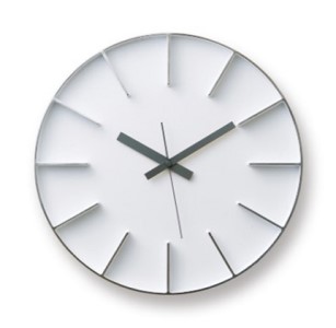 Edge Clock/ホワイト(AZ-0115 WH)Lemnos レムノス 時計