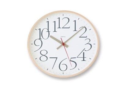 AY clock RC［電波時計］/ ホワイト （AY14-10 WH）Lemnos レムノス 時計