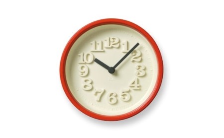 小さな時計 / レッド（WR07-15 RE）Lemnos レムノス 時計