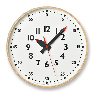 fun pun clock /Lサイズ（YD14-08 L） Lemnos レムノス 時計 インテリア 