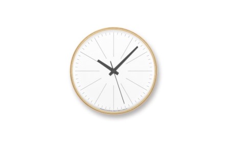 ラインの時計 PLY/（YK21-13）Lemnos 掛け時計