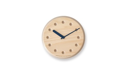 Paper-Wood CLOCK dot / ネイビー (DRL19-07 NV) レムノス Lemnos 時計