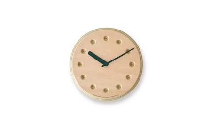 Paper-Wood CLOCK dot / グリーン (DRL19-07 GN) レムノス Lemnos 時計