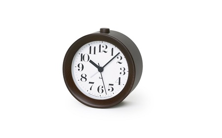 RIKI アラームクロック / ブラウン（WR09-15 BW）レムノス Lemnos 時計