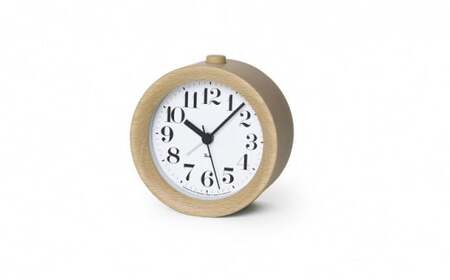RIKI アラームクロック / ナチュラル（WR09-15 NT）レムノス Lemnos 時計 工芸品 装飾品 インテリア  FAD-0822