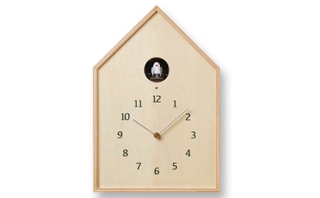 Birdhouse Clock / ナチュラル（NY16-12 NT）レムノス Lemnos 時計