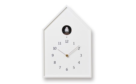 Birdhouse Clock / ホワイト(NY16-12 WH)レムノス?Lemnos?時計