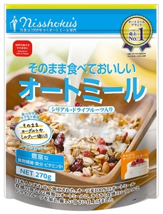 日食そのまま食べておいしいオートミール「ミックスタイプ」 270g×12袋(A21)