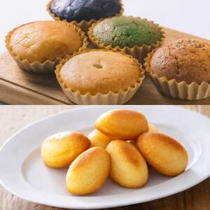 [グルテンフリー]焼き菓子セット15個入 高道フィナンシェ -よいもの富山- &ハレとケ マドレーヌ