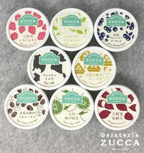 GelateriaZUCCA手作りジェラートセット8個