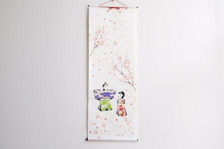 手染めタペストリー(雛)