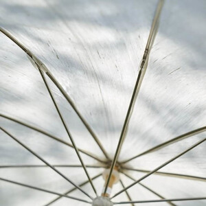 [南砺市]松井機業「城端しけ絹」しけ絹の日傘(生成り)◆受注生産 ご注文後2〜3ヶ月