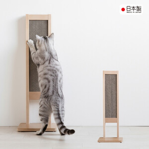 「木製 爪とぎスタンド」