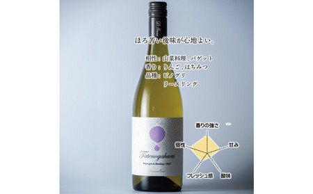 立野原 ピノグリ&リースリング 2023 ワイナリー風景ポチ袋5枚セット付き