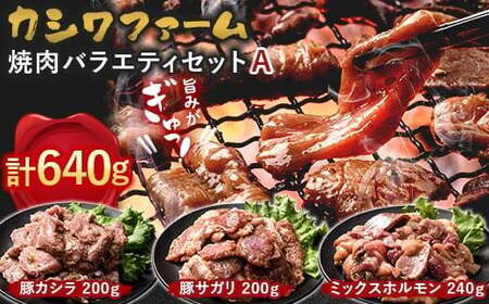 カシワファーム 焼肉バラエティセットA 立山放牧牛 ホルモン 豚 豚肉 焼肉 おかず 時短 冷凍 富山県 立山町 お歳暮 お中元 F6T-446