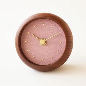 はなもっこ 置時計 【桜鼠　ブラウン】