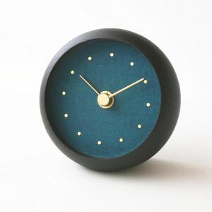 はなもっこ 置時計 【群緑　ブラック】