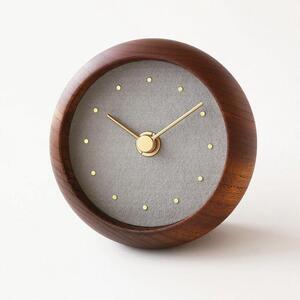 はなもっこ 置時計 【淡墨　ブラウン】