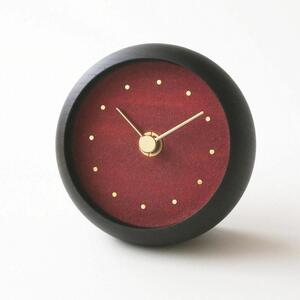 はなもっこ 置時計 【辰砂　ブラック】