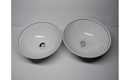 組飯碗 おかめひょっとこ 九谷焼