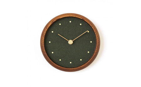 はなもっこ 掛時計 岩椿　ブラウン