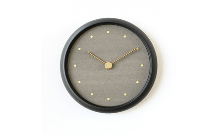 はなもっこ 掛時計 淡墨 ブラック