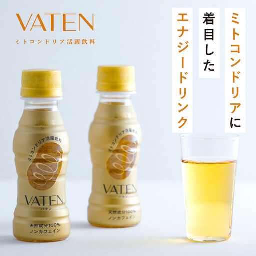 【ミトコンドリア活躍飲料】VATEN バテン PET 100ml×10本