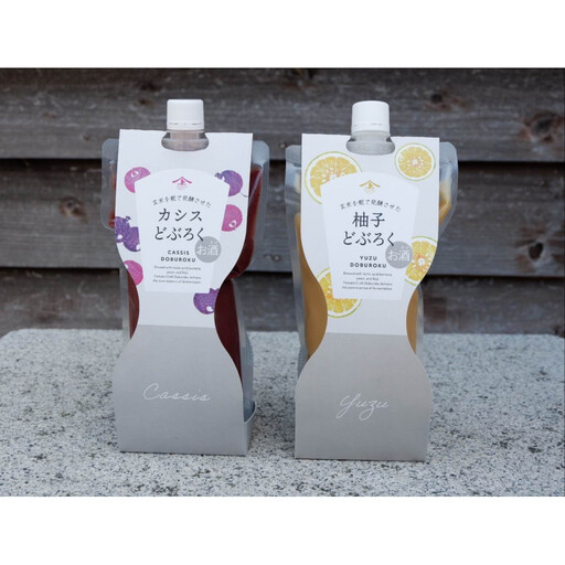 ヤマトどぶろく(カシス1本、柚子1本)500ml 2本セット