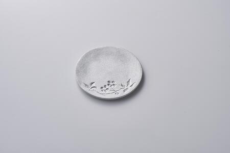 「ひんやり」をキープしてくれるアルミ鋳物の菓子皿(Sakuraセット) 石川 金沢 加賀百万石 加賀 百万石 北陸 北陸復興 北陸支援