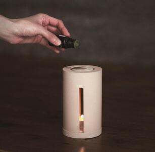 soil珪藻土 アロマポット【ブラック】